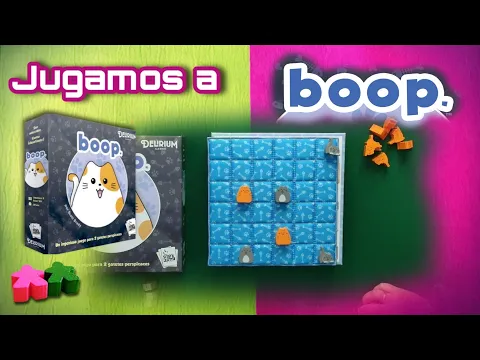 Boop. Partida explicada al abstracto de gatos de Delirium Games