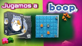 Boop. Partida explicada al abstracto de gatos de Delirium Games