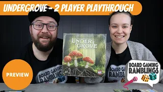 Undergrove Playthrough - A new game from the designer of Wingspan