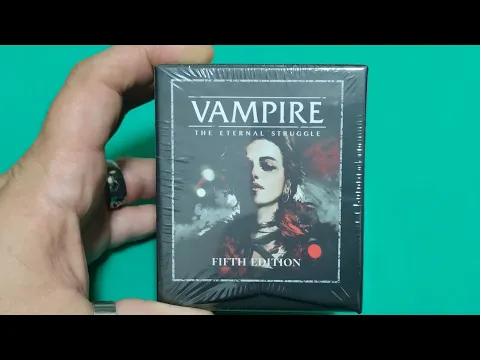 VTES - Vampire The Eternal Struggle - 5th Edition - 30th Anniversary Deck - Unboxing