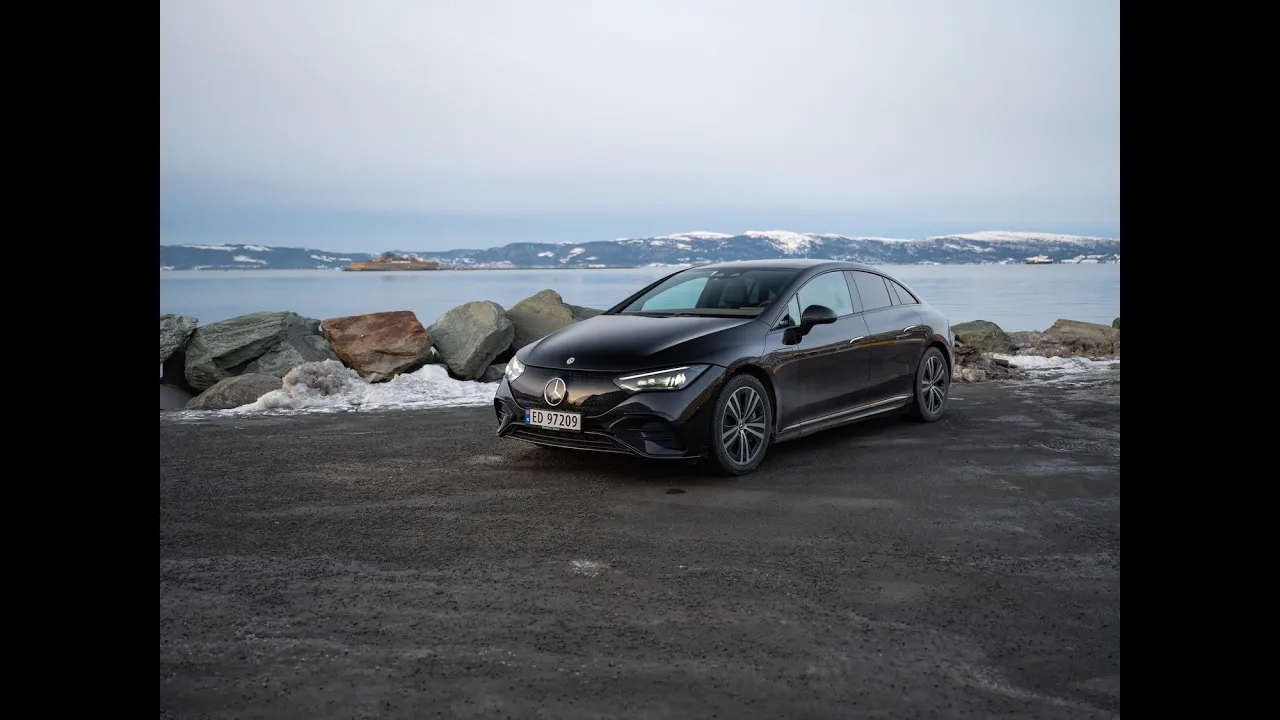 Mercedes Benz EQE 300 - elbilrace i fartsgrensa