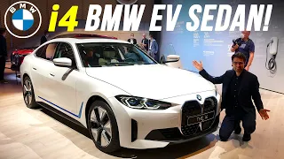 BMW i4 REVIEW Exterior Interior - EV sedan against the Tesla Model 3!