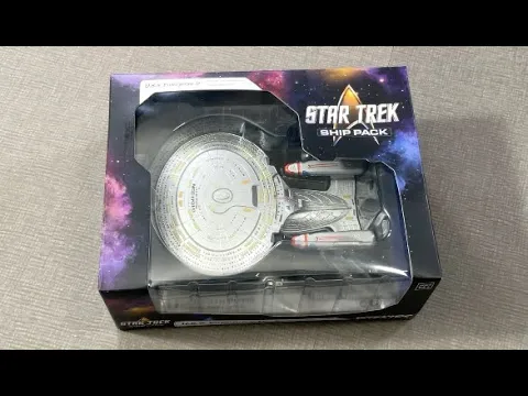 The Discriminating Gamer: Star Trek Ship Pack: USS Enterprise-D unboxing with Ray