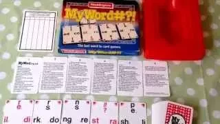 My Word Card Game by Waddingtons Rules Instructions & Game Play
