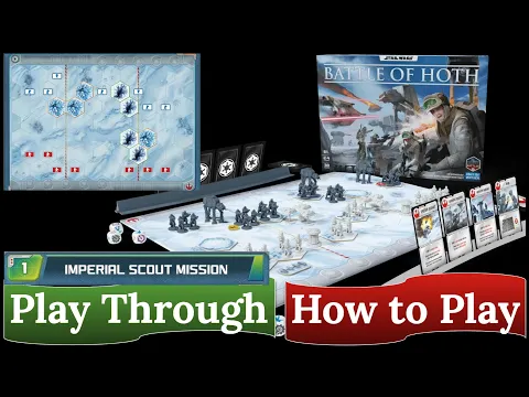Star Wars: Battle of Hoth - How to Play & Play Through (scenario 1)