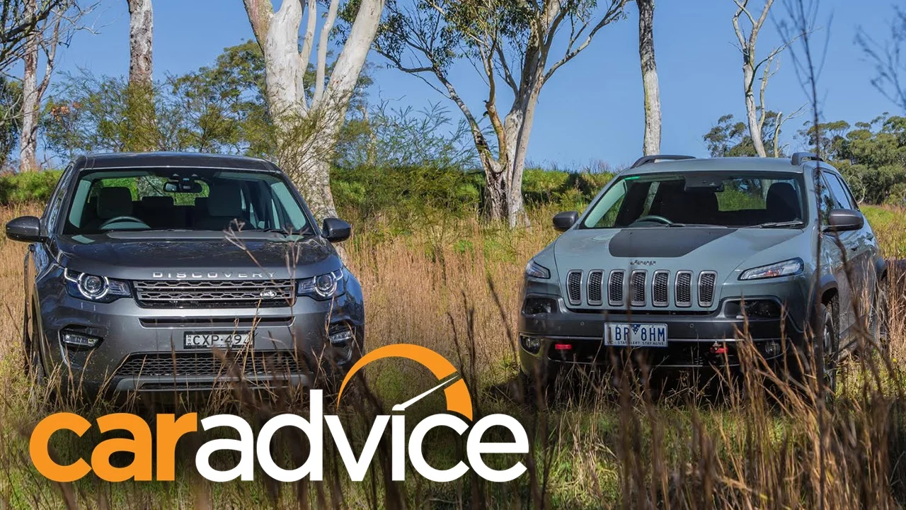 2015 Land Rover Discovery Sport v Jeep Cherokee Trailhawk Review : Off-road Comparison