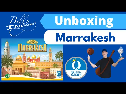 Marrakesh Board Game Unboxing (Stefan Feld City Collection Deluxe Kickstarter Version)