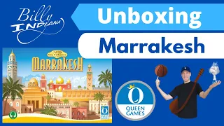 Marrakesh Board Game Unboxing (Stefan Feld City Collection Deluxe Kickstarter Version)