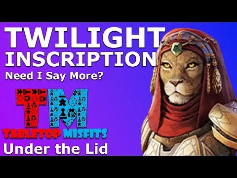 An Unboxing of The Twilight Inscription - A Game That's HOT!