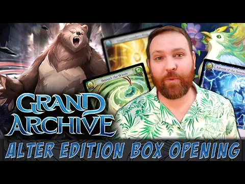 Grand Archive Alter Edition Booster Box Opening