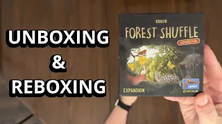 Forest Shuffle: Exploration Expansion - What's in the box? - Card Game Unboxing and Reboxing