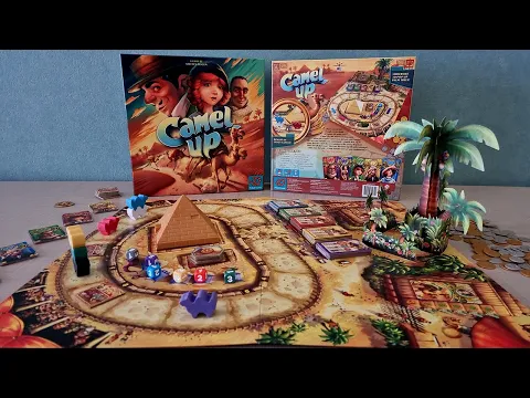 Camel Up (Second Edition) - Kutu Oyunu Açılımı Falan - ASMR Board Game Unboxing