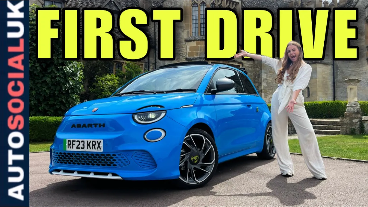 IS THIS A REAL ABARTH?! Driving the 500e Electric car in the UK