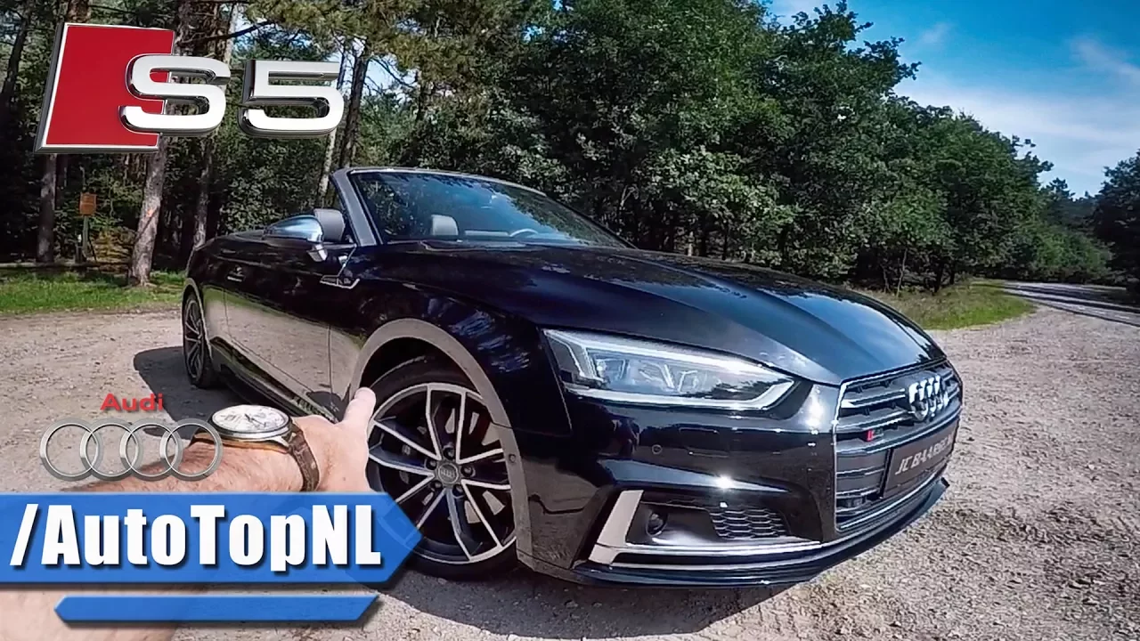 2017 Audi S5 Convertible REVIEW POV Test Drive by AutoTopNL