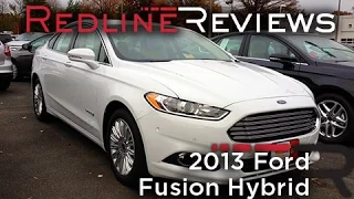 2013 Ford Fusion Hybrid Review, Walkaround, Test Drive