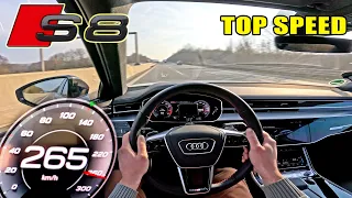 Audi S8 4.0 TFSI // TOP SPEED on AUTOBAHN