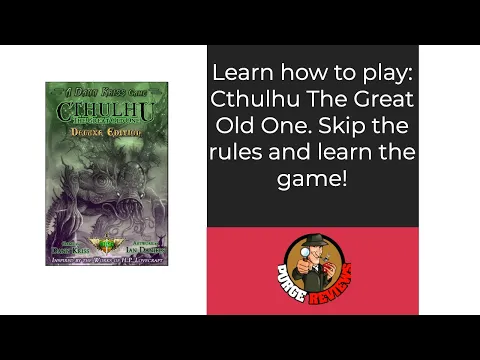 The Purge: # 4708 Cthulhu: The Great Old One: Learn How to Play