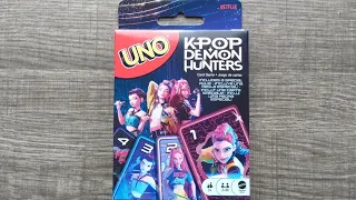 UNO KPop Demon Hunters Card Game