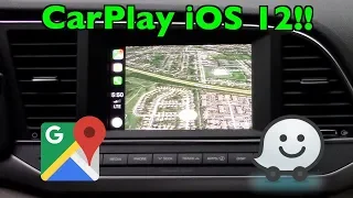Apple CarPlay FINALLY Adds Google Maps & Waze (!) + iOS 12 Updates