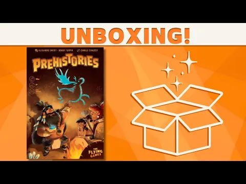 Prehistories - Board Game Unboxing!