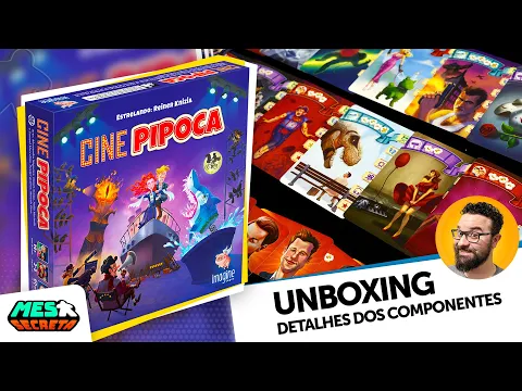 Cine Pipoca - Detalhe dos componentes (unboxing)
