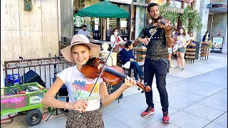 People GOT SHOCKED How They Nailed it | Bailando by Enrique Iglesias in two violins