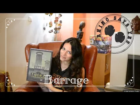 Short review and overview of Barrage | Cardboard Rhino