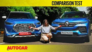 Nissan Magnite vs Renault Kiger - Apples to apples | Comparison | Autocar India