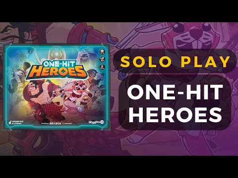One-Hit Heroes Boardgame Two-Handed Solo Play - Sofia and Tokki vs Punch-Bot | DaniCha