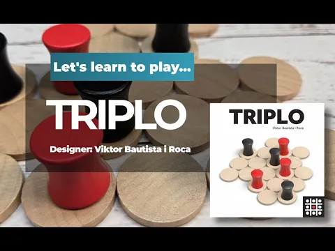 How to Play: TRIPLO - connect your trio of pawns to win!