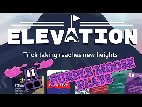 Purple Moose Plays...Elevation (solo) - Kickstarter Preview