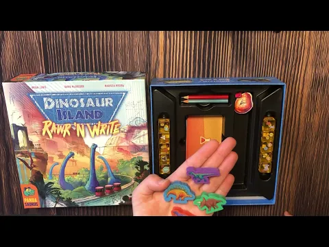 Let's unbox Dinosaur Island: Rawr 'n Write!