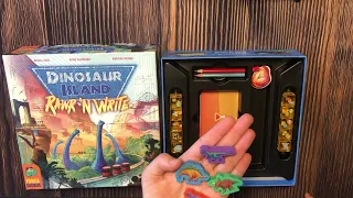 Let's unbox Dinosaur Island: Rawr 'n Write!