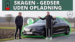 KØRER VI TØR? Længst mulige køretur i DK uden at oplade en elbil... Mercedes EQS 450+ TEST