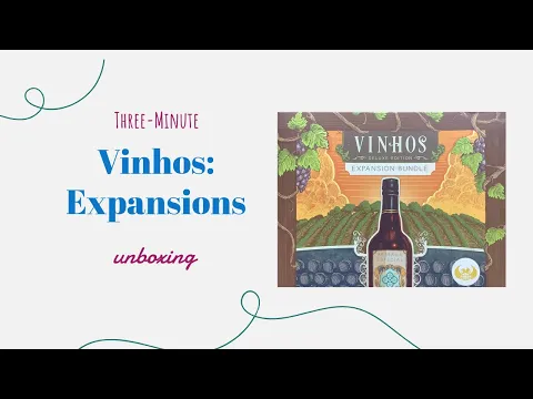 Vinhos Deluxe Edition: Expansion Bundle - 3-Minute Unboxing
