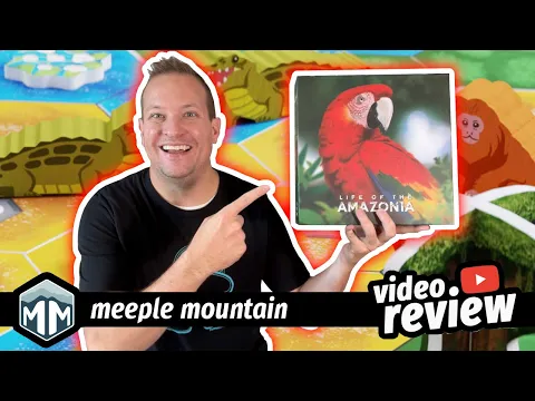 Animal Meeples Galore! Life of the Amazonia Preview - Boardgame Brody