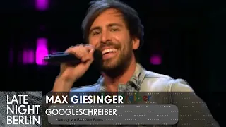 Max Giesinger singt Google Songs! | Googleschreiber | Late Night Berlin | ProSieben