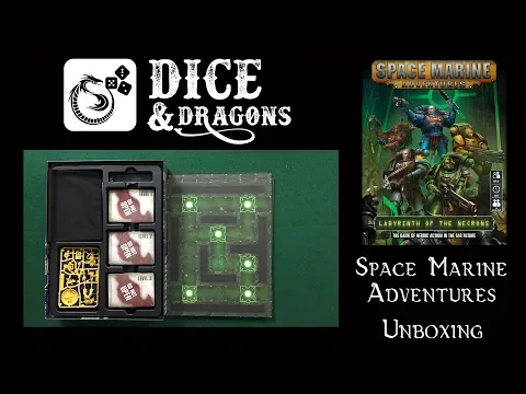 Dice and Dragons - Space Marine Adventures: Labyrinth of the Necrons Unboxing
