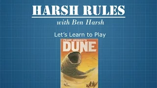 Harsh Rules - Learn How To Play Dune by Avalon Hill 