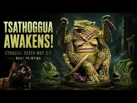 Tsathoggua Awakens! | Cthulhu: Death May Die Boss Painting #lotusthalia #cmon #cthulhu