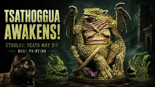 Tsathoggua Awakens! | Cthulhu: Death May Die Boss Painting #lotusthalia #cmon #cthulhu