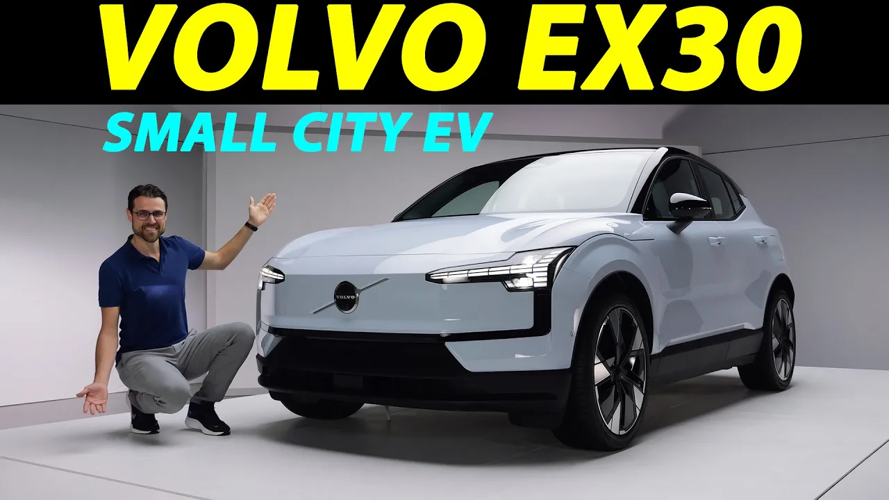 The new electric Volvo EX30 is the smallest but quickest Volvo SUV!