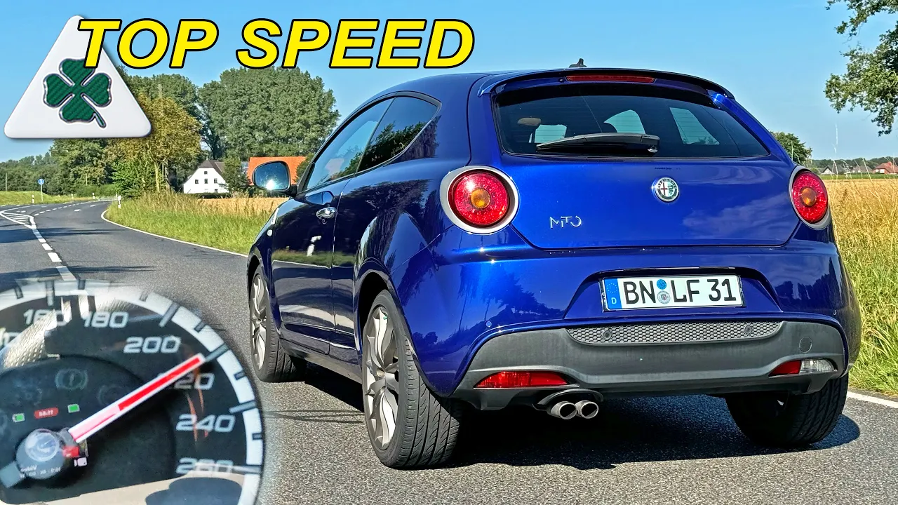 Alfa Romeo MiTo QV 170HP // 0-100 100-200 TOP SPEED & SOUND