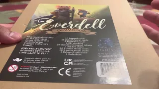 Everdell Glimmergold unboxing