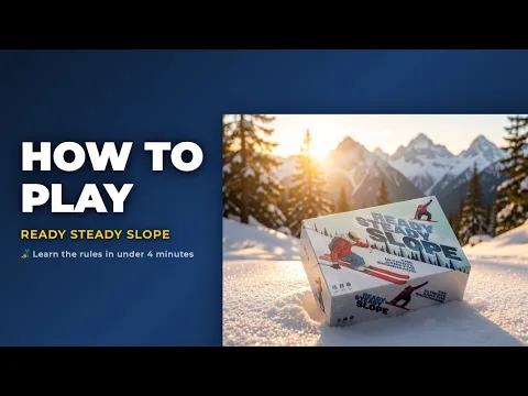 Learn how to play Ready Steady Slope — the strategic card game that takes you to the mountains!