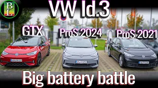 VW Id.3 Battle - GTX versus ProS