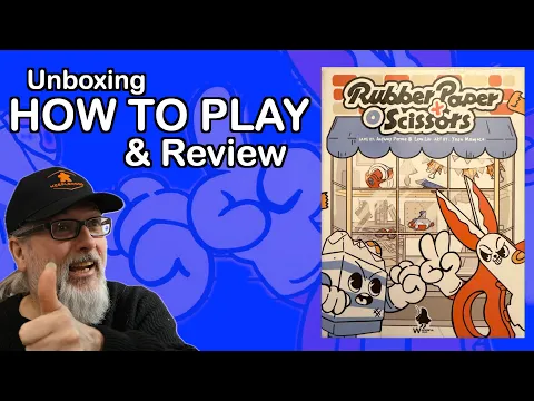 How to play Rubber Paper Scissors | Leon Liu & Anthony Perone | Wonderful World Board Games.