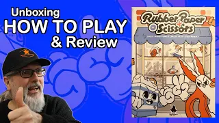 How to play Rubber Paper Scissors | Leon Liu & Anthony Perone | Wonderful World Board Games.