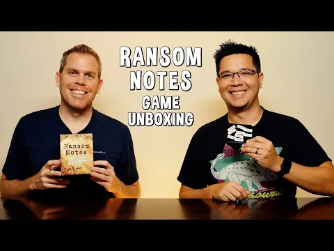 Unboxing Ransom Notes - Magnetic Party Game