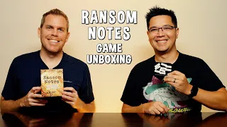 Unboxing Ransom Notes - Magnetic Party Game